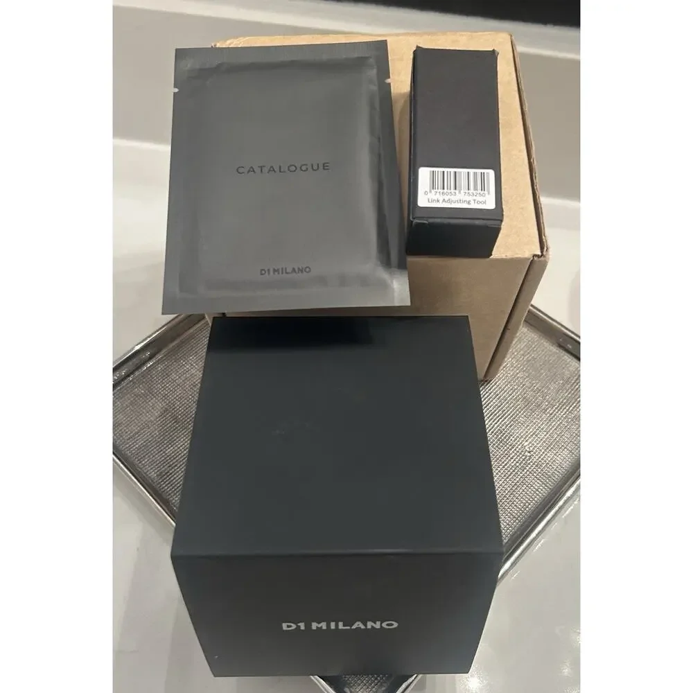 D1 MILANO Polycarbonate Men's Watch PCBJ10 Shadow All Black 40.5 mm NEW
